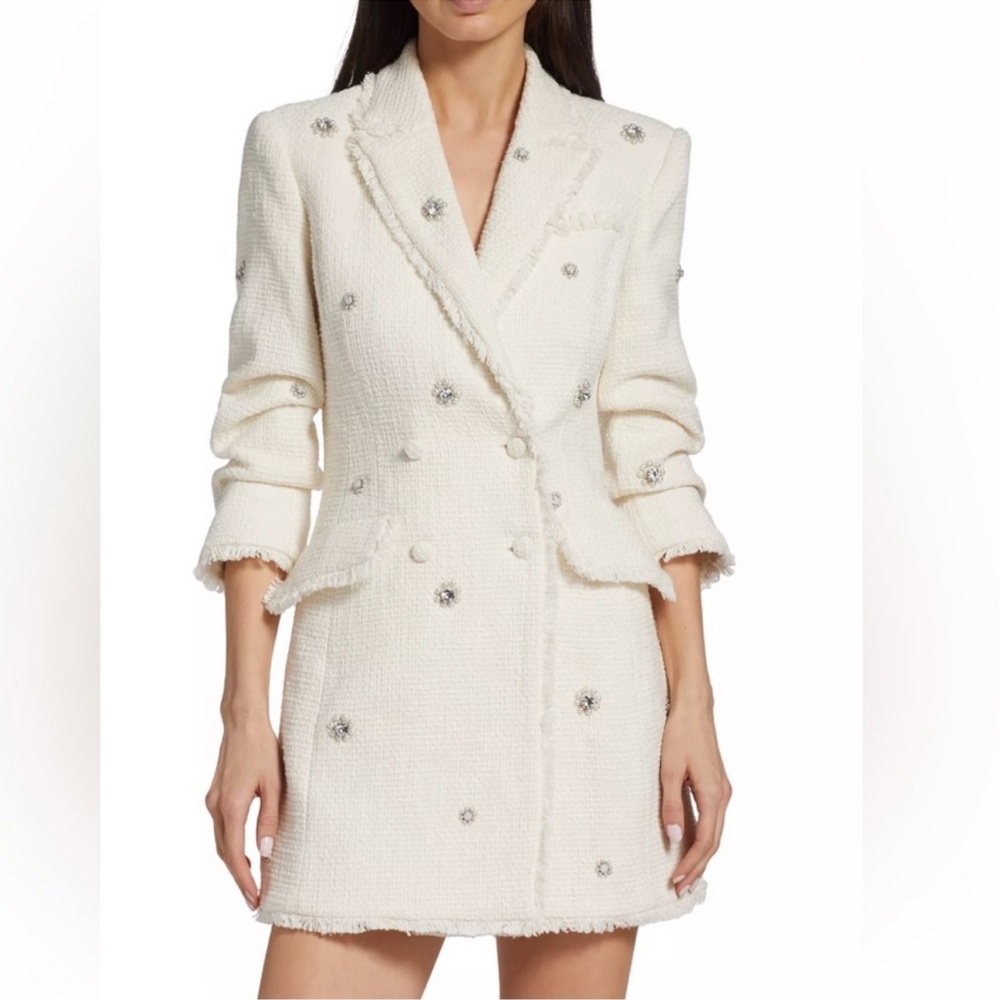 $695 Cinq à Sept Joel Embellished Blazer Dress - Picture 8 of 16